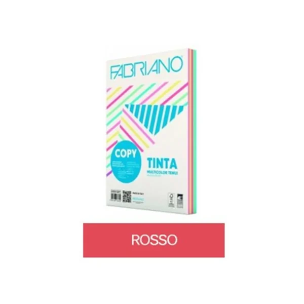 Copy Tinta Fabriano Rosso A3 gr.80 fg.250